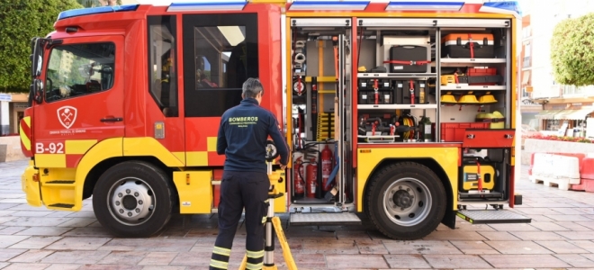 900.000 euros para mejorar la flota del parque de bomberos de Rincón de la Victoria
